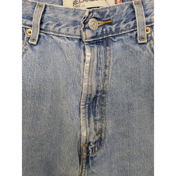Levis 550 Jeans Mens 34x30 Straight Leg Blue Denim Relaxed Cotton Distressed - Picture 3 of 13